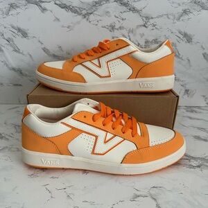 Vans Lowland Comfy Cush Skateboarding Shoes Orange Cream Casual Men’s Size 11